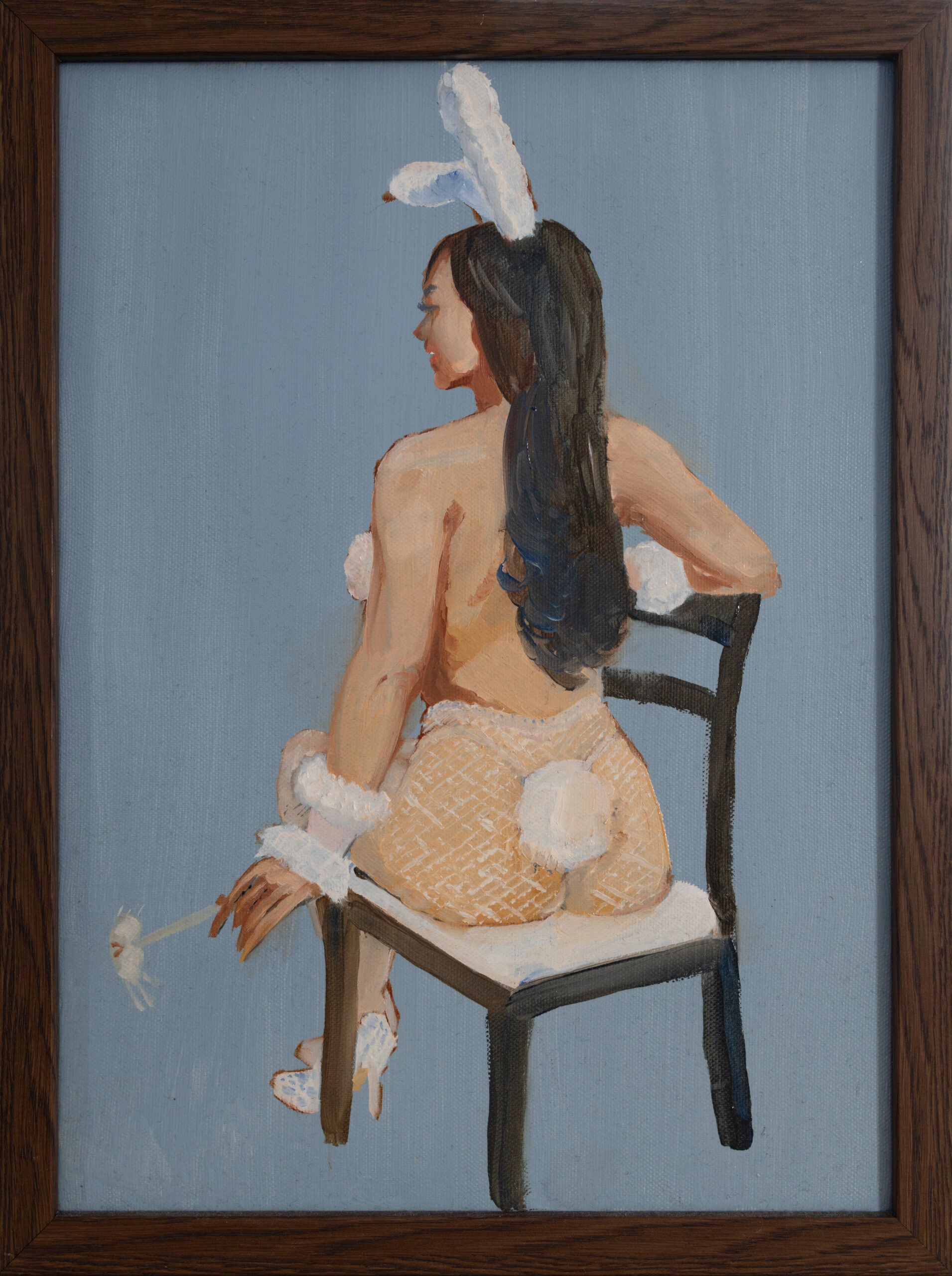 Coniglietta | Alla Prima Oil Painting of Veruska Puff