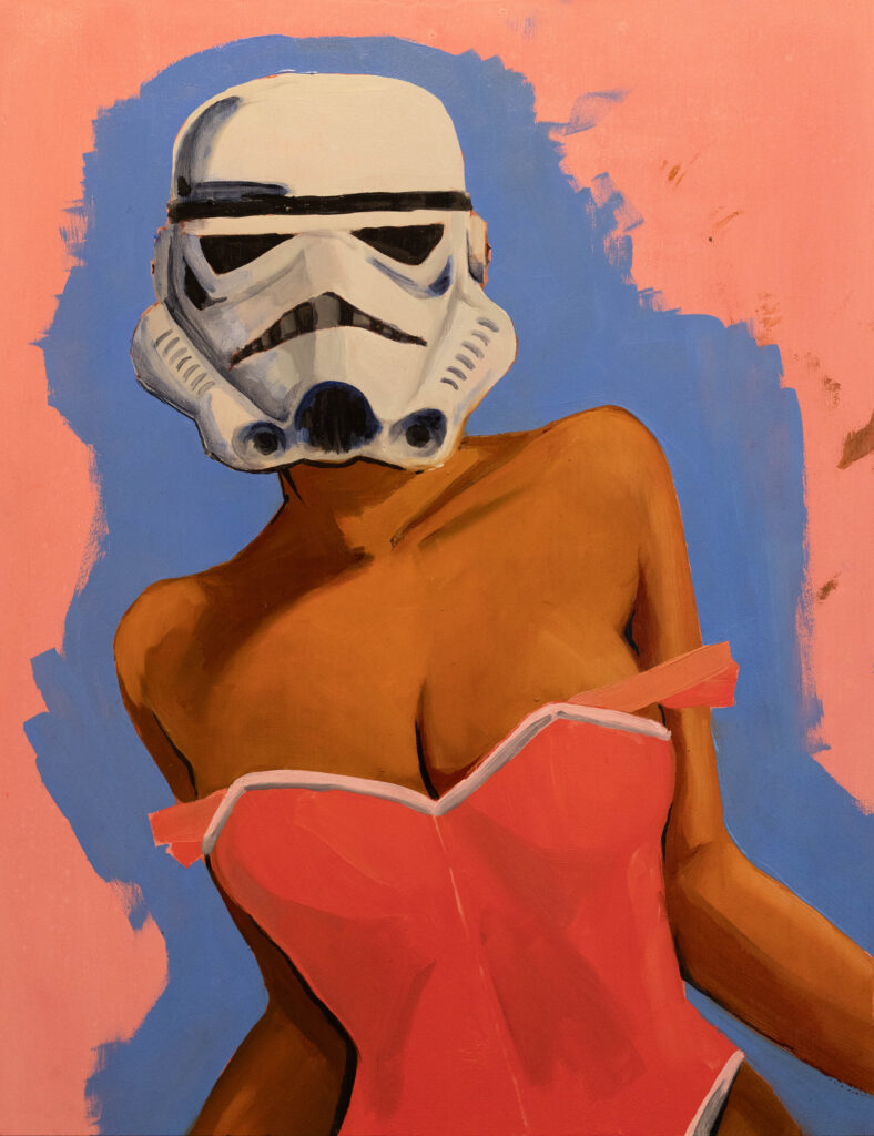 Helmeted Honeys: There’s one, set for stun