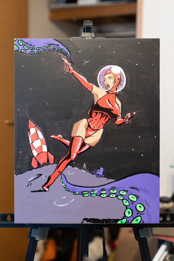 Helmeted Honeys: Space Case