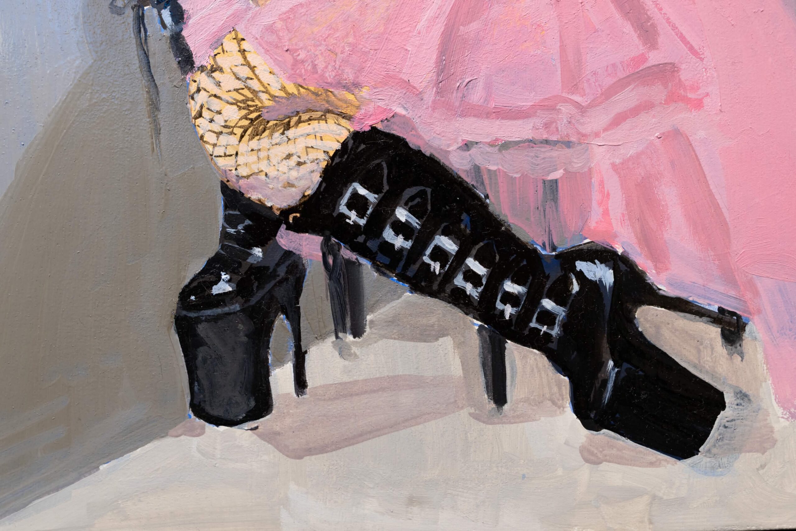 Oil painting portrait study of Nivalislava