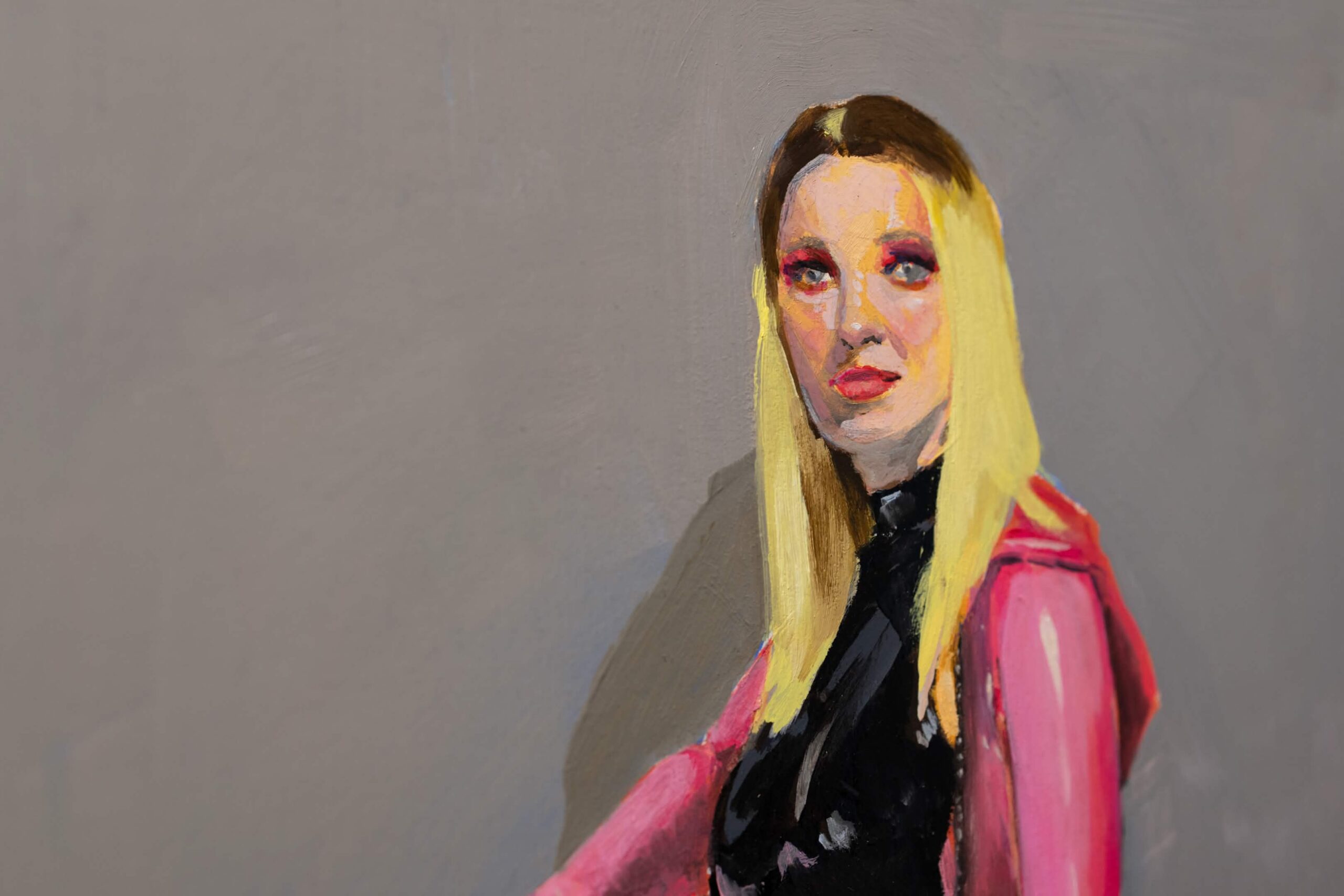 Oil painting portrait study of Nivalislava